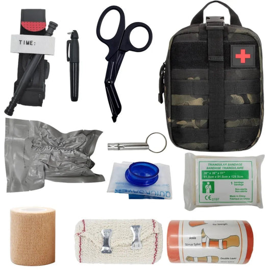 Kit de Premiers Secours Tactique – IFAK EMT Militaire avec Poche MOLLE Ma boutique
