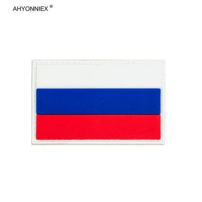 Patch PVC 3D Drapeau Russe – Patch en Caoutchouc, Style Militaire, Accessoires DIY pour Vêtements, Sacs, et Badges - BLACKBEARD OUTDOOR INDUSTRIES