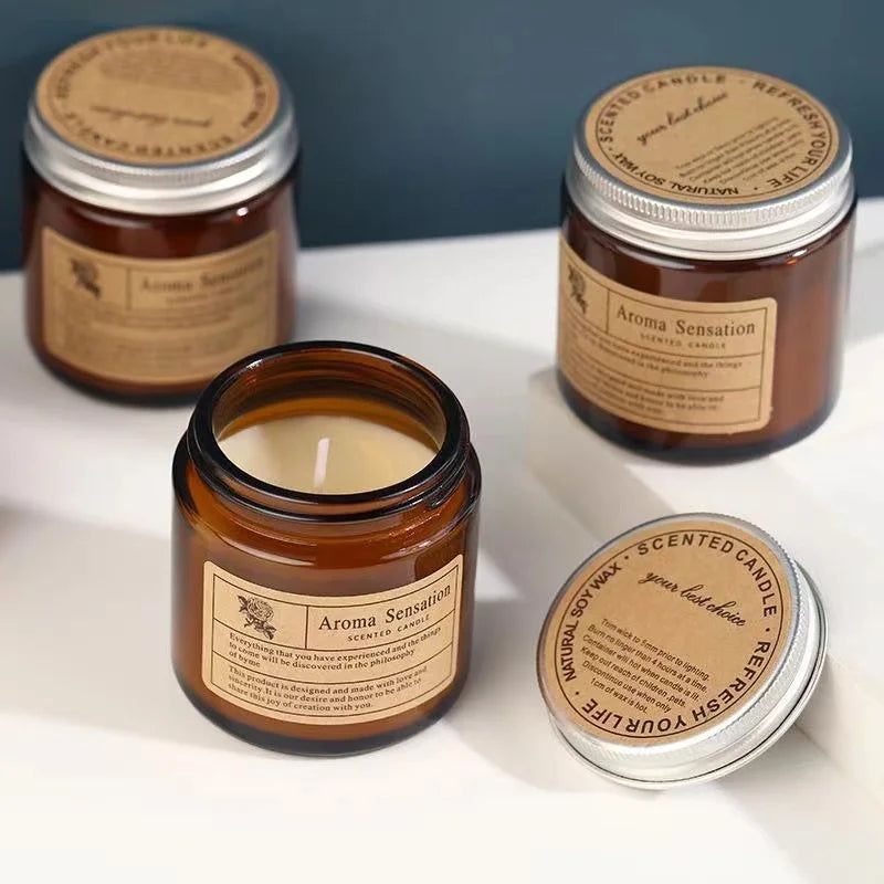 Bougie Aromathérapie au Soja - Bougie Parfumée sans Fumée en Coupe - Décoration de Maison, Souvenir et Fragrance - BLACKBEARD OUTDOOR INDUSTRIES