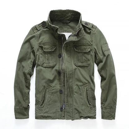 Veste Homme M65 Denim Rétro – Cargo Multi Poches – Style Militaire Outdoor Casual - BLACKBEARD OUTDOOR INDUSTRIES
