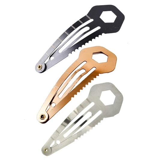Barrette Tactique Multitool en Acier Inoxydable – Multi-fonction & Auto-Défense - BLACKBEARD OUTDOOR INDUSTRIES