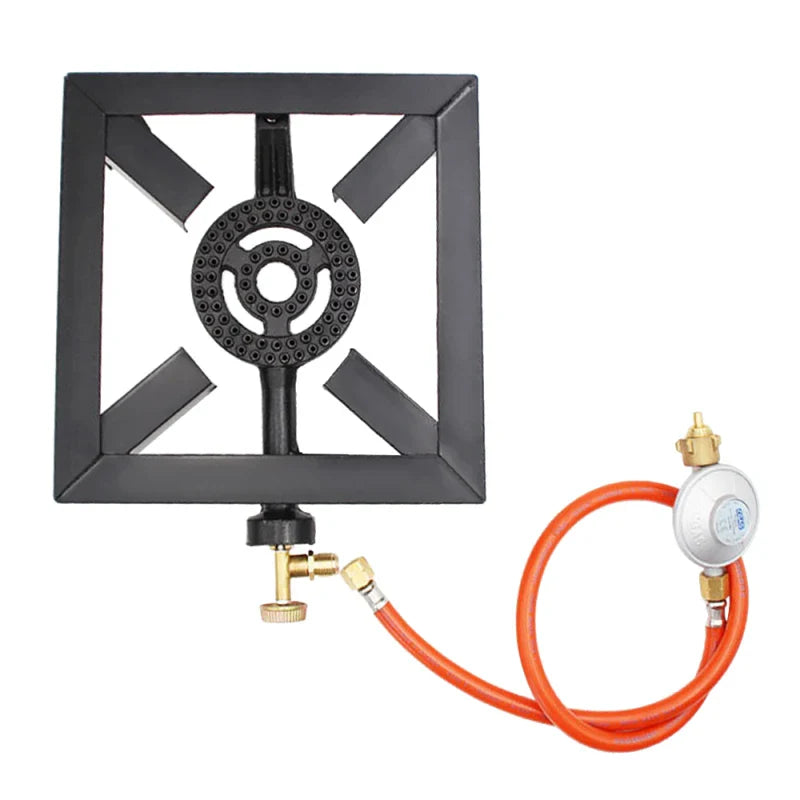 Réchaud à Gaz en Fonte 8KW – Brûleur LPG Puissant pour Cuisine Extérieure - BLACKBEARD OUTDOOR INDUSTRIES