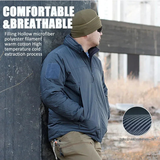 Veste d'Hiver Homme Niveau 7 - Parka Tactique à Duvet, Chaude, Imperméable, Coupe-vent, pour Chasse, Randonnée et Activités en Plein Air - BLACKBEARD OUTDOOR INDUSTRIES