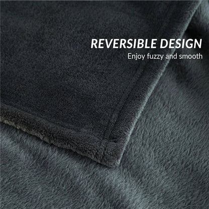 Couverture Flanelle Hiver Printemps - Plaid Doux et Chaleureux en Fleece Corail, Couverture de Canapé et Lit, Plaid Polyvalent en Microfibre BLACKBEARD OUTDOOR INDUSTRIES