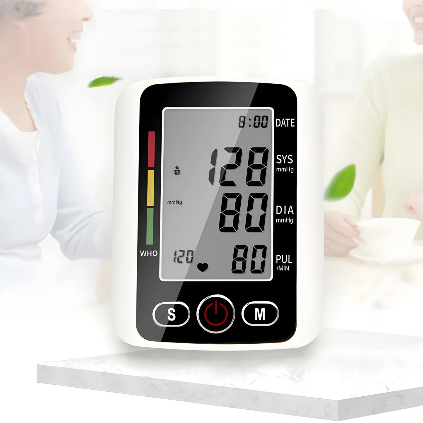 Tensiomètre Digital Automatique au Bras – Moniteur de Pression Artérielle et de Pouls avec Grand Écran Ma boutique