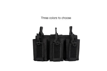 Porte chargeurs Tactical EDC Triple pour M4, M14, M16, AK, AR, Glock (Système MOLLE) BLACKBEARD OUTDOOR INDUSTRIES