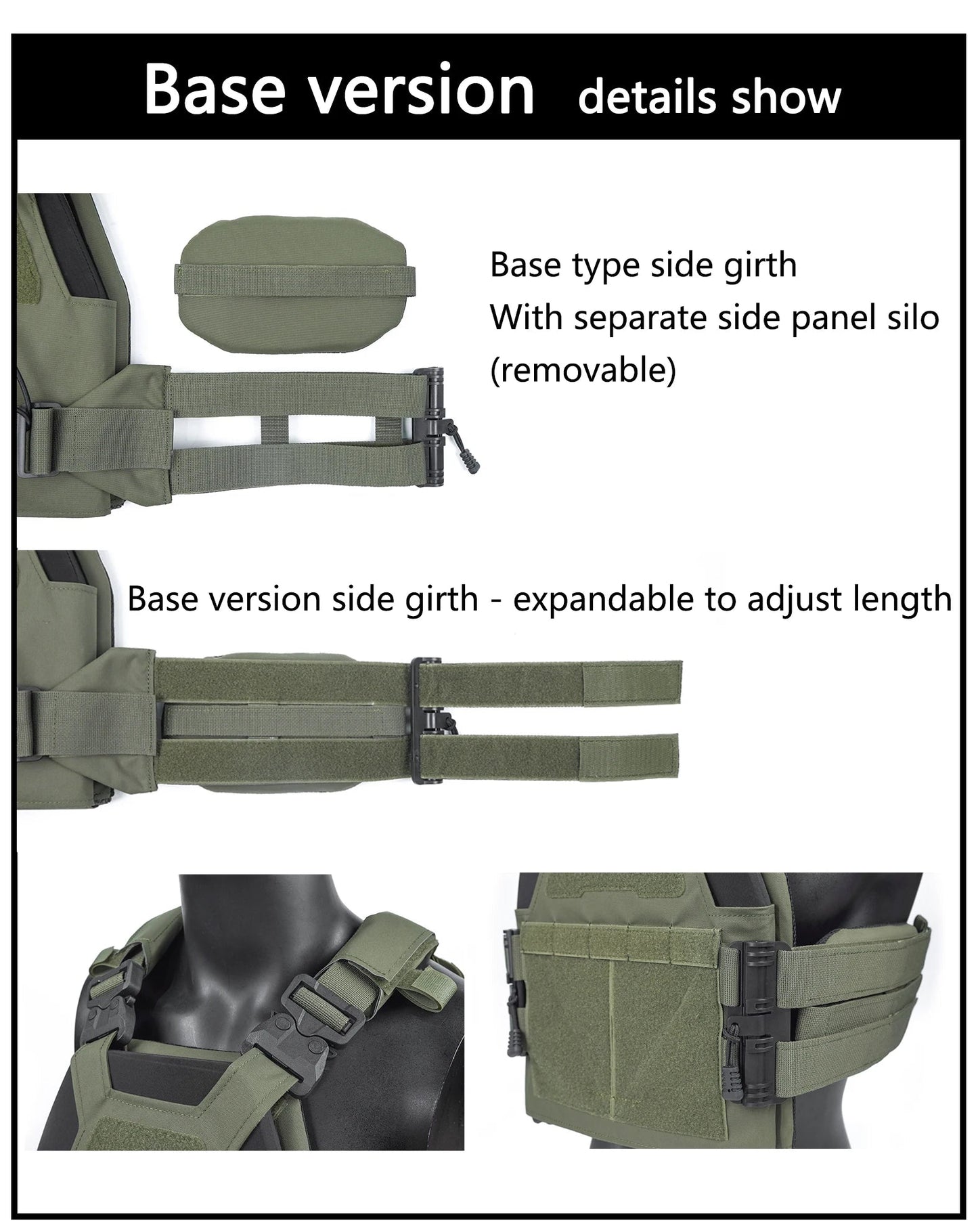 DMGear XP10 – Gilet Tactique Réglable à Dégagement Rapide Ma boutique
