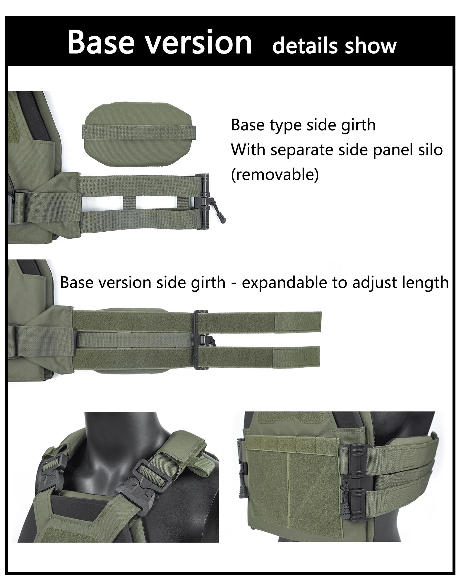 DMGear XP10 – Gilet Tactique Réglable à Dégagement Rapide Ma boutique