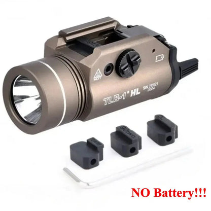Tactical Pistol Weapon Light TLR1-1 – Lampe de Pistolet Métal 1000 Lumens pour Rail 20mm (Glock 17, Airsoft Rifle) Ma boutique