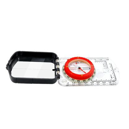 Boussole Numérique Portable Lumineuse avec LED - Boussole de Camping, Outil de Survie avec Anneau Fluorescent, Idéale pour Aventures en Plein Air - BLACKBEARD OUTDOOR INDUSTRIES