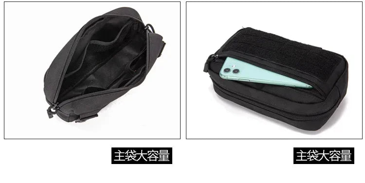 Pochette Tactique MOLLE EDC – Kit de Premiers Secours, Porte-Cellulaire, Sac de Taille Utilitaire – Pour Chasse, Randonnée et Sports de Plein Air - BLACKBEARD OUTDOOR INDUSTRIES
