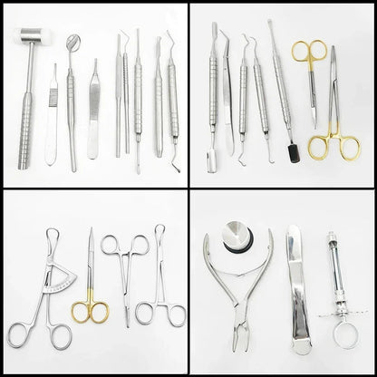 26Pcs Dental Implant Surgical Kit Professional Implantology Instruments Set for Dentists Oral Surgery Equipment Tools Supplies Ma boutique