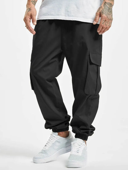 Pantalon Cargo Homme Grande Taille | Style Européen Décontracté | Taille Élastique & Cordon | Multi-poches | Léger & Confortable - BLACKBEARD OUTDOOR INDUSTRIES
