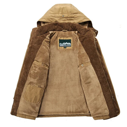 Parka Homme Hiver – Longue, Épaissie, Élégante et Ultra Chaude – Jusqu’à -30°C – Taille jusqu’au 7XL - BLACKBEARD OUTDOOR INDUSTRIES