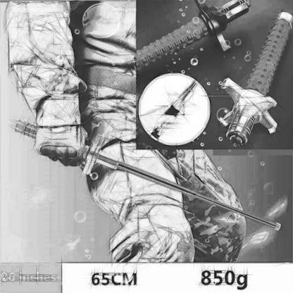 Bâton Télescopique Renforcé – Outil de Défense & Brise-Vitre Tactique - BLACKBEARD OUTDOOR INDUSTRIES