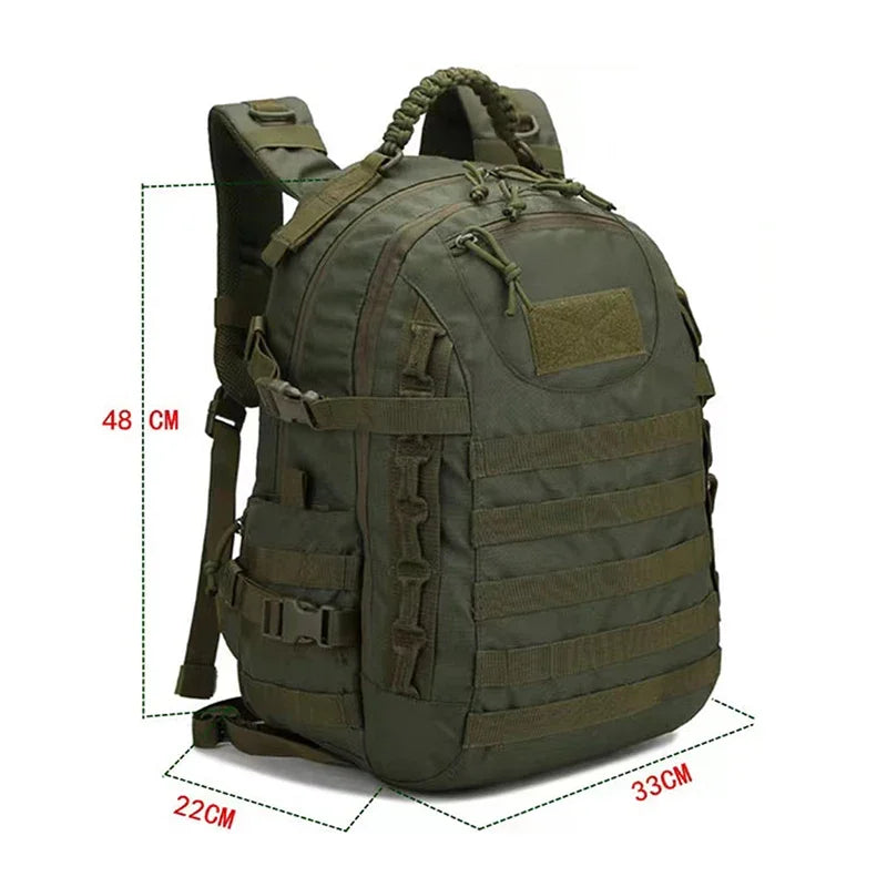Sac à Dos Tactique Militaire Homme ORANGE LEAF – Outdoor, Camping, Chasse, Trekking, Sport - BLACKBEARD OUTDOOR INDUSTRIES