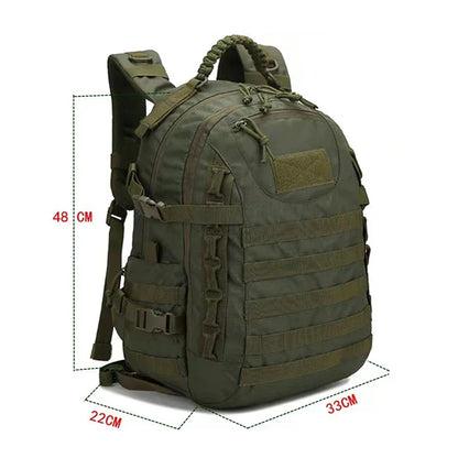 Sac à Dos Tactique Militaire Homme ORANGE LEAF – Outdoor, Camping, Chasse, Trekking, Sport - BLACKBEARD OUTDOOR INDUSTRIES