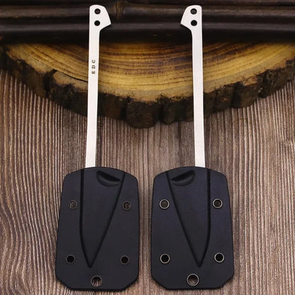 Couteau de Poche 2024 – Couteau de Chasse, Couteau de Pêche en Acier Inoxydable 440C, Lame Monobloc + Étui K, Outil EDC pour Camping et Activités de Plein Air - BLACKBEARD OUTDOOR INDUSTRIES