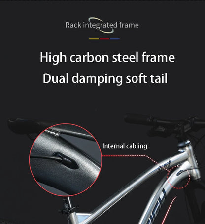 Vélo de Montagne Soft Tail 26"/29" – VTT Double Amortissement pour Descente, Cross Country & Dirt - BLACKBEARD OUTDOOR INDUSTRIES