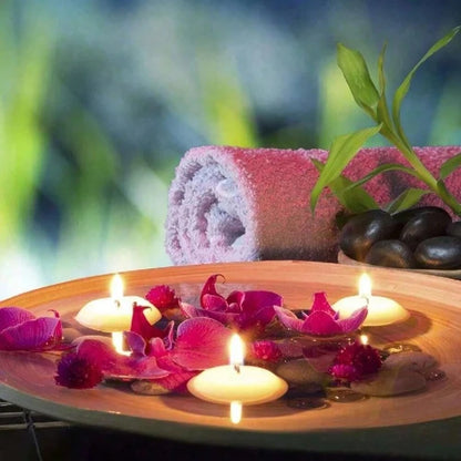 Bougies Flottantes Sans Parfum – 6/10/16 Pièces | Bougies Décoratives pour Saint-Valentin, Mariage, Fête, Bain, Décoration Romantique - BLACKBEARD OUTDOOR INDUSTRIES