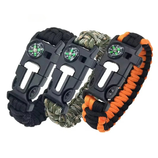 Bracelet de Survie Multi-fonction en Paracorde 4 mm – Équipement Militaire d'Urgence - BLACKBEARD OUTDOOR INDUSTRIES