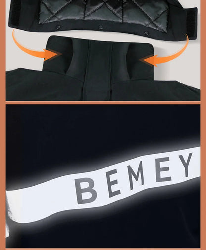 Motorcycle Riding Winter Coldproof Clothing Winter Fashion Waist Designwarm Cotton Jumpsuit Thickened Waterproof Snowmobile Suit BLACKBEARD OUTDOOR INDUSTRIES