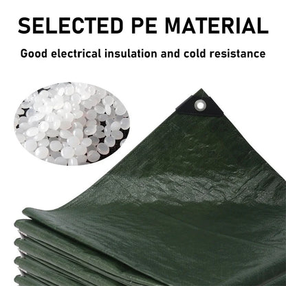 Bâche Imperméable Verte Épaissie – Tarp Multi-usage pour Protection Extérieure, Jardin, Camping - BLACKBEARD OUTDOOR INDUSTRIES