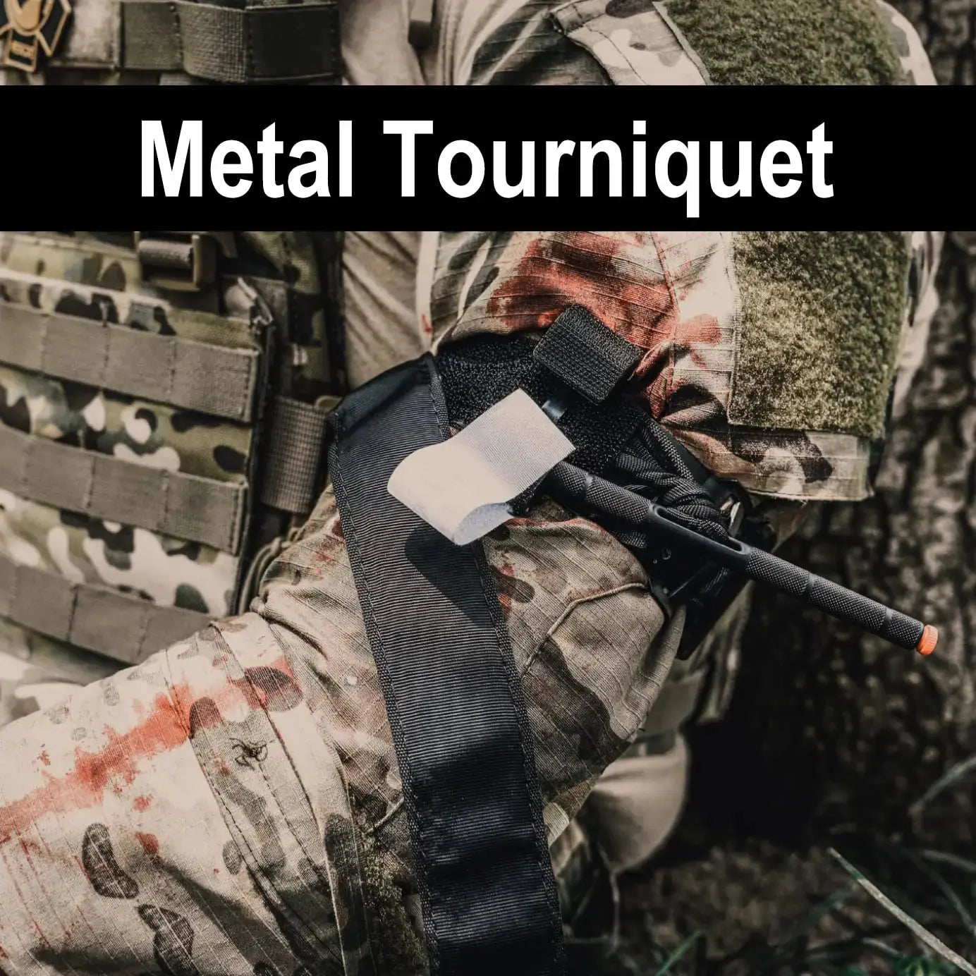 Rhino Rescue Tourniquet Tactical – Renforcé avec Tige Métallique et Suture Résistante Ma boutique