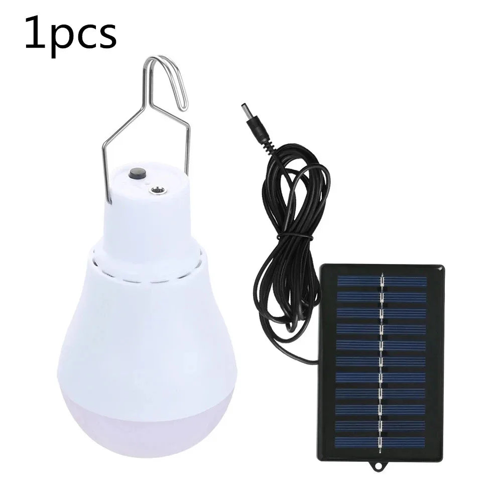 Lampe Solaire Portative à LED - Lampe Rechargeable pour Camping, Tente, Pêche Nocturne, Urgence et Énergie Solaire - BLACKBEARD OUTDOOR INDUSTRIES