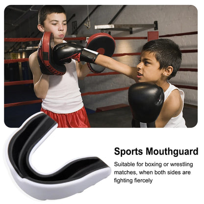 Protège-Dents pour Enfants avec Boîtier de Rangement – Protection Dentaire EVA, Double Couleur, Idéal pour Boxe, MMA, Kickboxing et Muay Thai - BLACKBEARD OUTDOOR INDUSTRIES