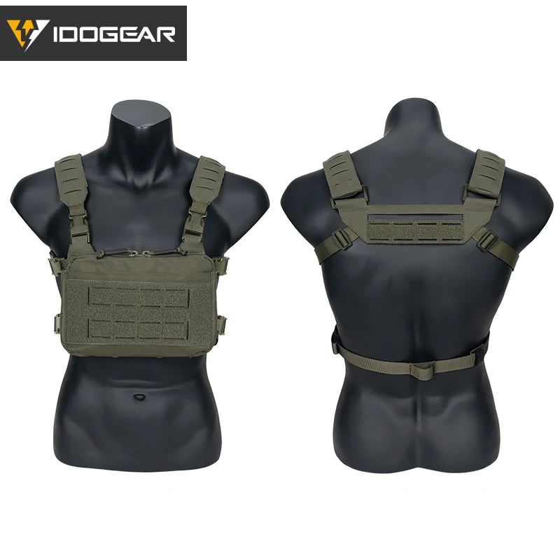 IDOGEAR KGR Tactical Chest Rig MOLLE – Harnais Tactique Compact Ma boutique