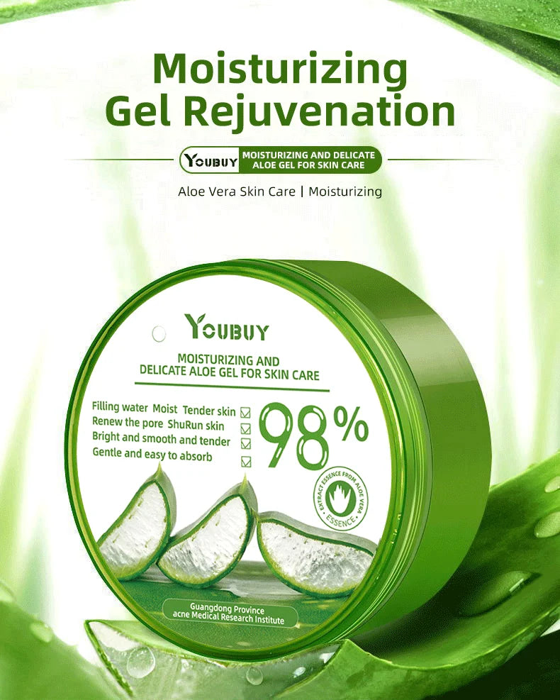 Gel Hydratant à l’Aloe Vera – Soin Visage Naturel & Éclaircissant - BLACKBEARD OUTDOOR INDUSTRIES