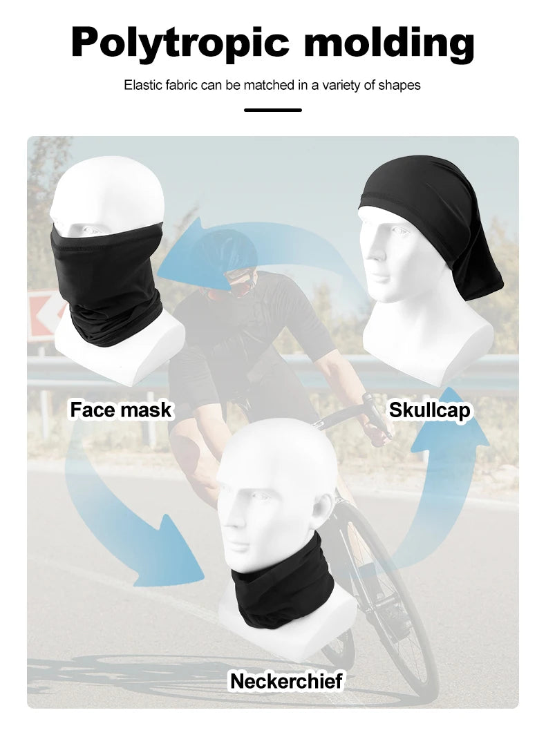 Masque de Cyclisme et Bandeau Multifonction – Masque Respirant, Absorbant la Transpiration, Protection UV –masque de Cou pour Activités de Plein Air (Randonnée, Cyclisme, Pêche) - BLACKBEARD OUTDOOR INDUSTRIES