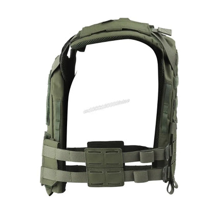 Gilet Tactique KZ Plate Carrier - Profil Bas, Léger, Ajustable, avec MOLLE et Système de Libération Rapide – Gilet de Combat pour Airsoft et Chasse - BLACKBEARD OUTDOOR INDUSTRIES