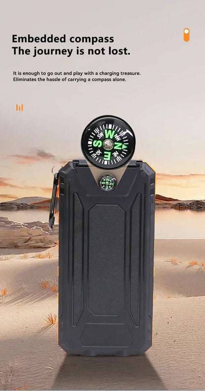 Batterie Externe Solaire 200000mAh – Chargeur Portable Ultra Haute Capacité - BLACKBEARD OUTDOOR INDUSTRIES
