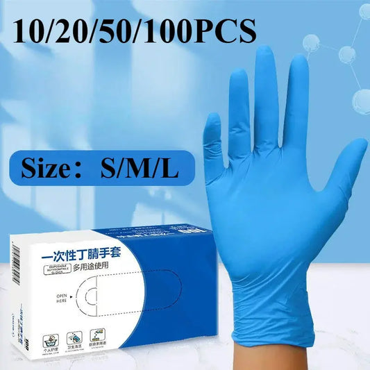 Gants Jetables en Nitrile Bleu – Étanches et Résistants Ma boutique