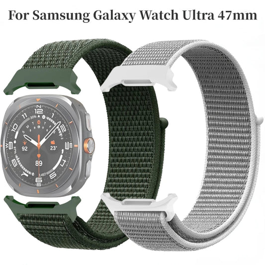Bracelet en Nylon pour Samsung Galaxy Watch Ultra 47mm – Confortable et Respirant BLACKBEARD OUTDOOR INDUSTRIES