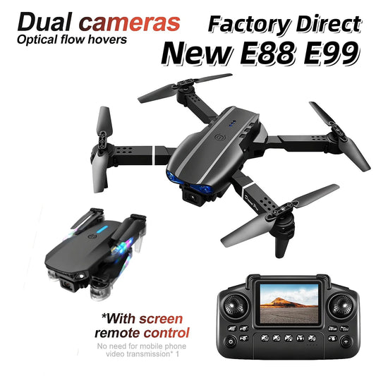 drone mini Black E88 E99 double caméras 4K HD Ma boutique