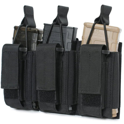 Triple Magazine Pouch Molle Mag Bag – Porte-chargeurs tactique polyvalent - BLACKBEARD OUTDOOR INDUSTRIES