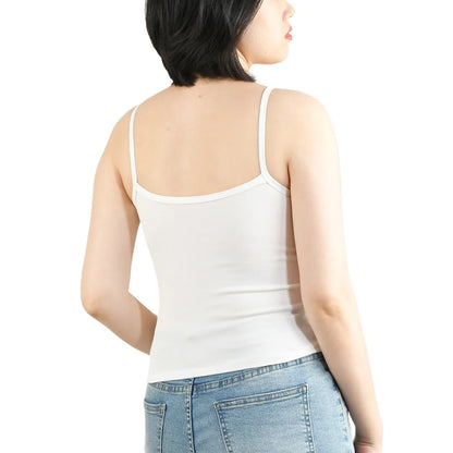 Débardeur Femme à Bretelles Fines avec Coques | Camisole Rembourrée Été – Sport & Casual | S-XL - BLACKBEARD OUTDOOR INDUSTRIES
