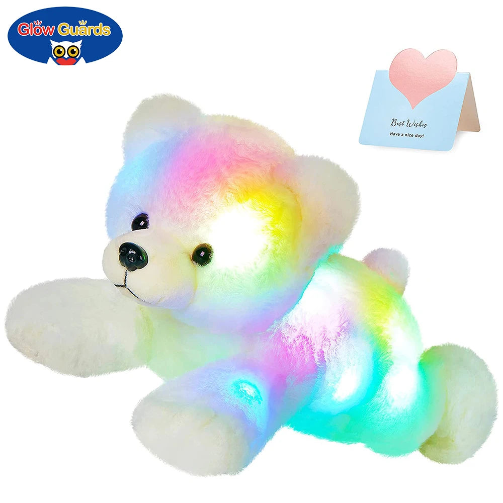37cm peluche ours polaire lumineuse musicale pour enfants Ma boutique