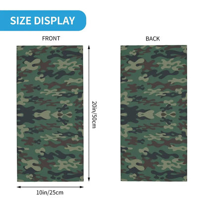 Tiger Stripe Camo – Bandeau Tour de Cou Hiver Multifonction pour Hommes et Femmes | Parfait pour Randonnée, Cyclisme, Sports Outdoor et Usage Quotidien - BLACKBEARD OUTDOOR INDUSTRIES