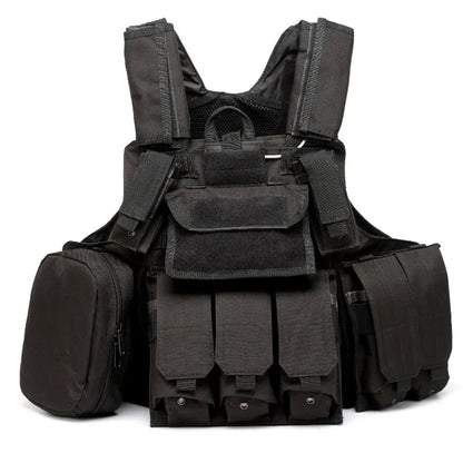 Gilet Tactique Airsoft Molle - Gilet de Combat Assaut pour Paintball, Chasse et Activités Extérieures BLACKBEARD OUTDOOR INDUSTRIES