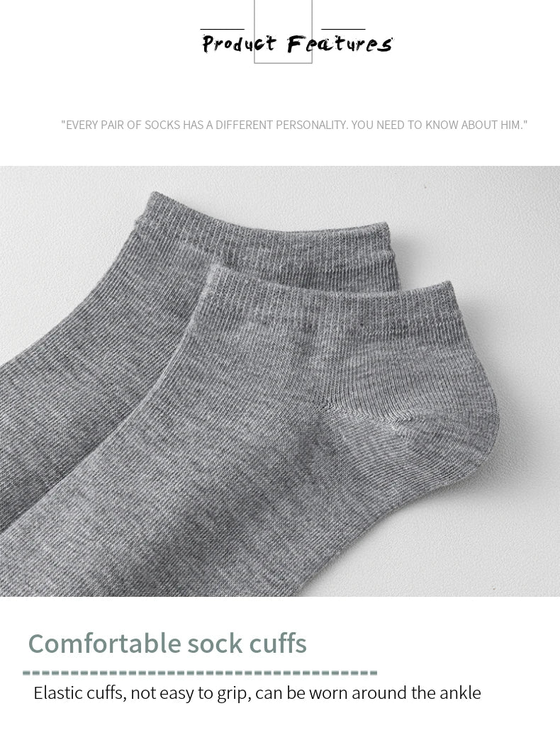 Lot de 10/20/40 Paires de Chaussettes Basses Unisexes – Couleurs Unies – Douces, Légères et Respirantes - BLACKBEARD OUTDOOR INDUSTRIES