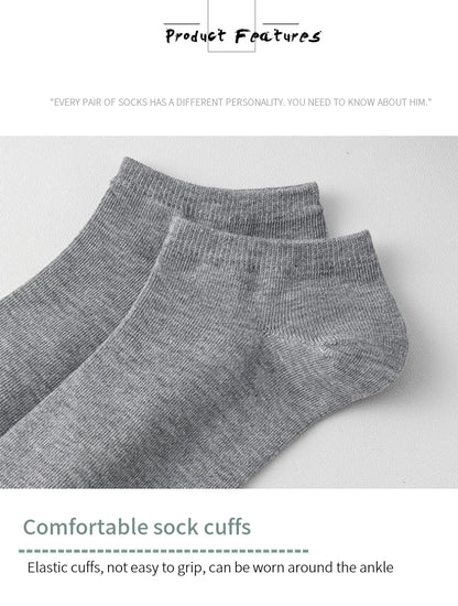 Lot de 10/20/40 Paires de Chaussettes Basses Unisexes – Couleurs Unies – Douces, Légères et Respirantes - BLACKBEARD OUTDOOR INDUSTRIES