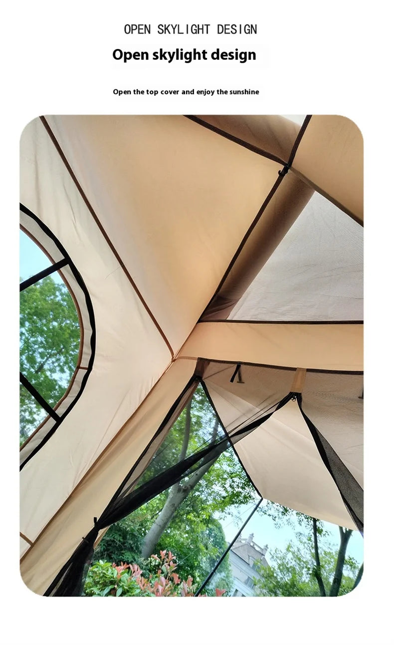 Tente Gonflable Lohascamping pour 4-5 Personnes - Air Shelter Dome Tent - BLACKBEARD OUTDOOR INDUSTRIES