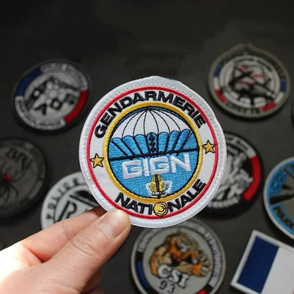 Patch Écusson Brodé GIGN GIPN BRI – Patch Tactique Militaire France  – Pochettes à Attacher pour Vêtements et Sacs - BLACKBEARD OUTDOOR INDUSTRIES