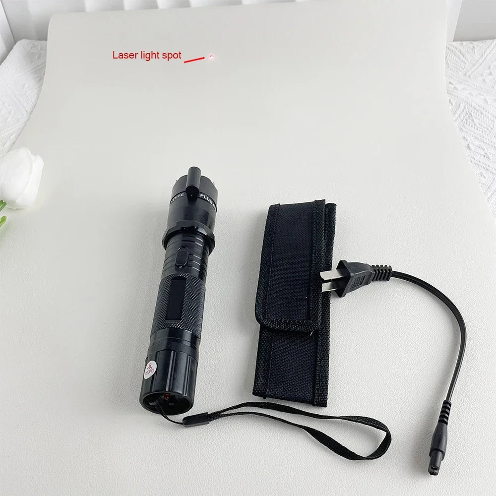 Upgraded Outdoor Flashlight Keychain Multi-Function Long-Range LED Flashlight with Direct USB Charging Portable Emergency Light BLACKBEARD OUTDOOR INDUSTRIES
