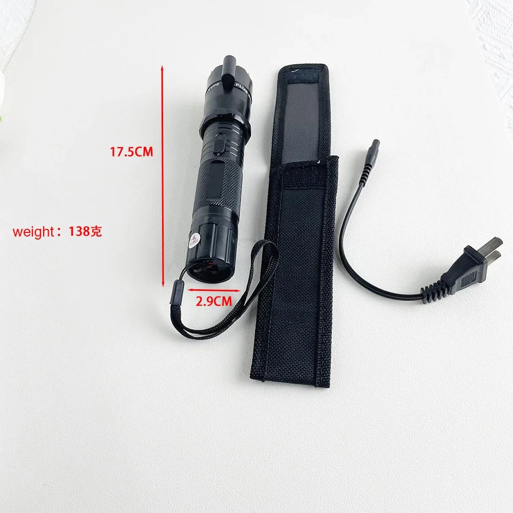 Upgraded Outdoor Flashlight Keychain Multi-Function Long-Range LED Flashlight with Direct USB Charging Portable Emergency Light BLACKBEARD OUTDOOR INDUSTRIES