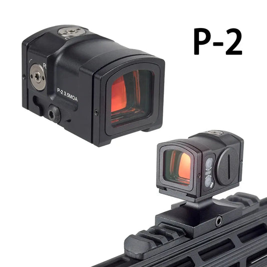 Viseur Red Dot Tactical P2 3.5 MOA avec Rehausseur 1,54" pour Pistolet et Fusil Airsoft – Montage Rail 20mm Ma boutique